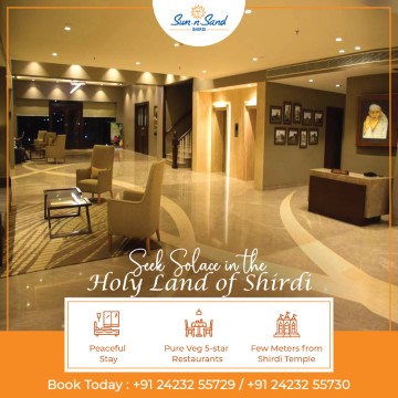 5 Star Hotels in Shirdi near Temple | Sun N Sand