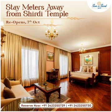 5 Star Hotels in Shirdi near Temple | Sun N Sand